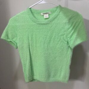 Fuzzy Green T-Shirt